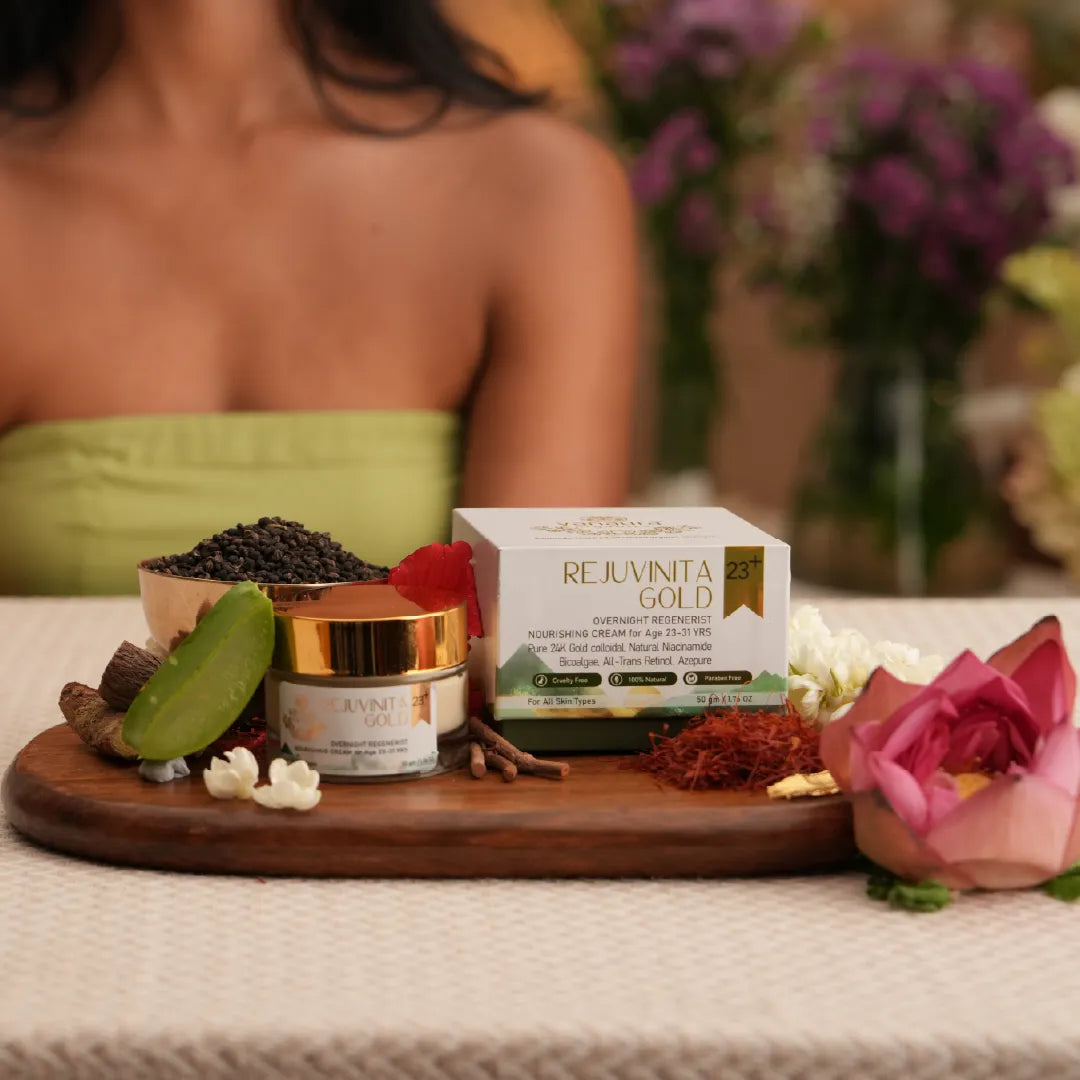 Rejuvinita Gold 23+ (for 23-31yrs)-Overnight Regenerist Nourishing Cream- 50g