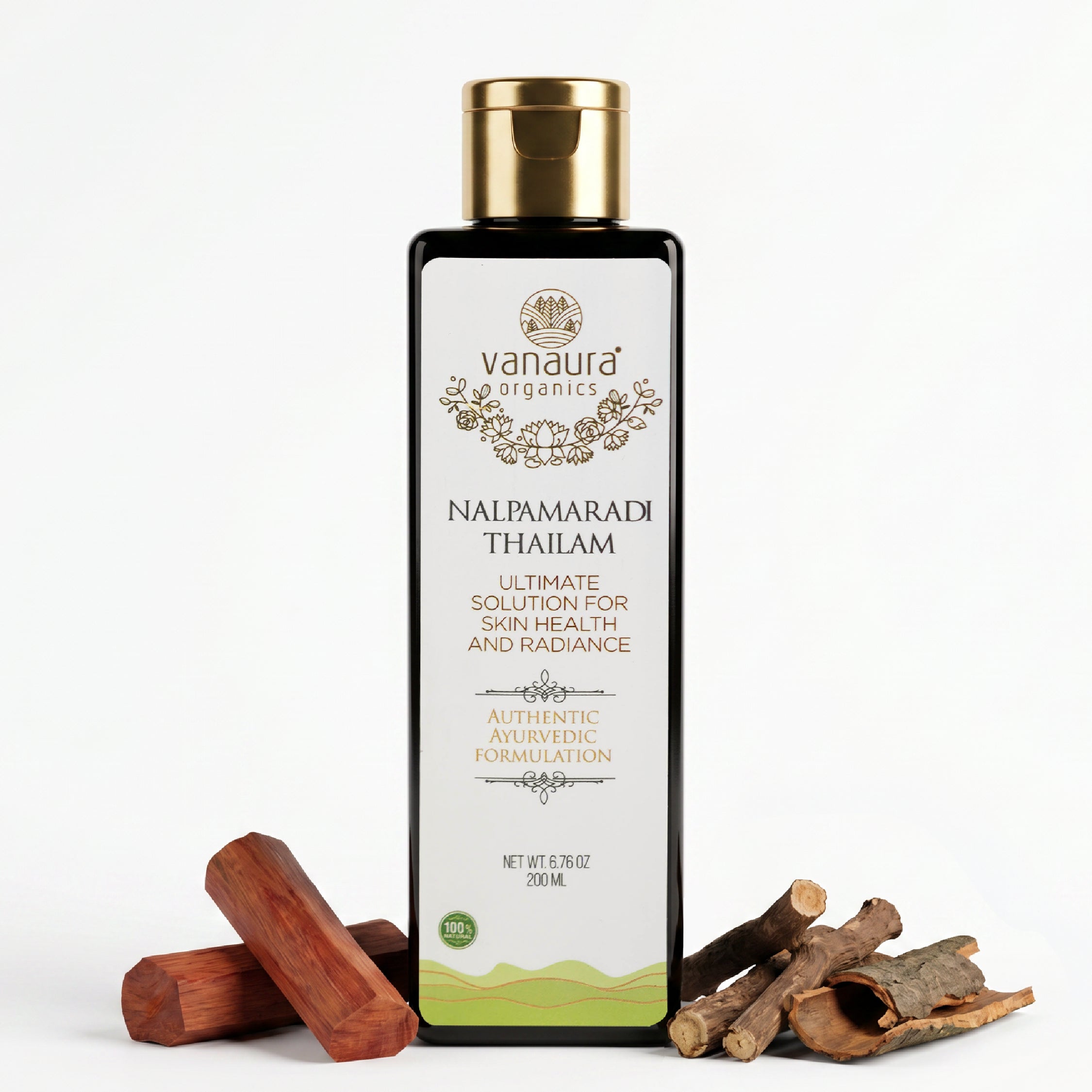 Nalpamaradi Thailam Face And Body Golden Radiance Oil - 200ML