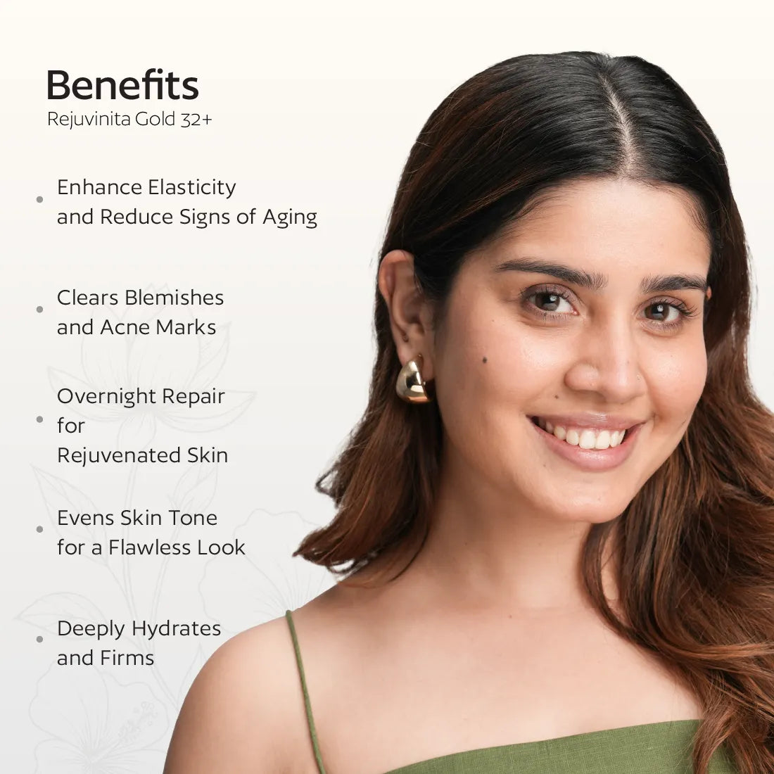 Rejuvinita Gold 32+ ( for 32-45yrs) -Overnight Regenerist Nourishing Cream- 50g