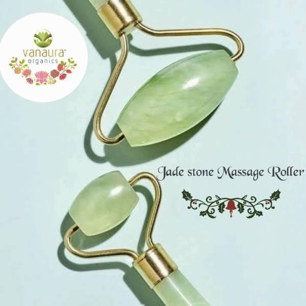 Natural Jade Gem Stone Face Massage Roller