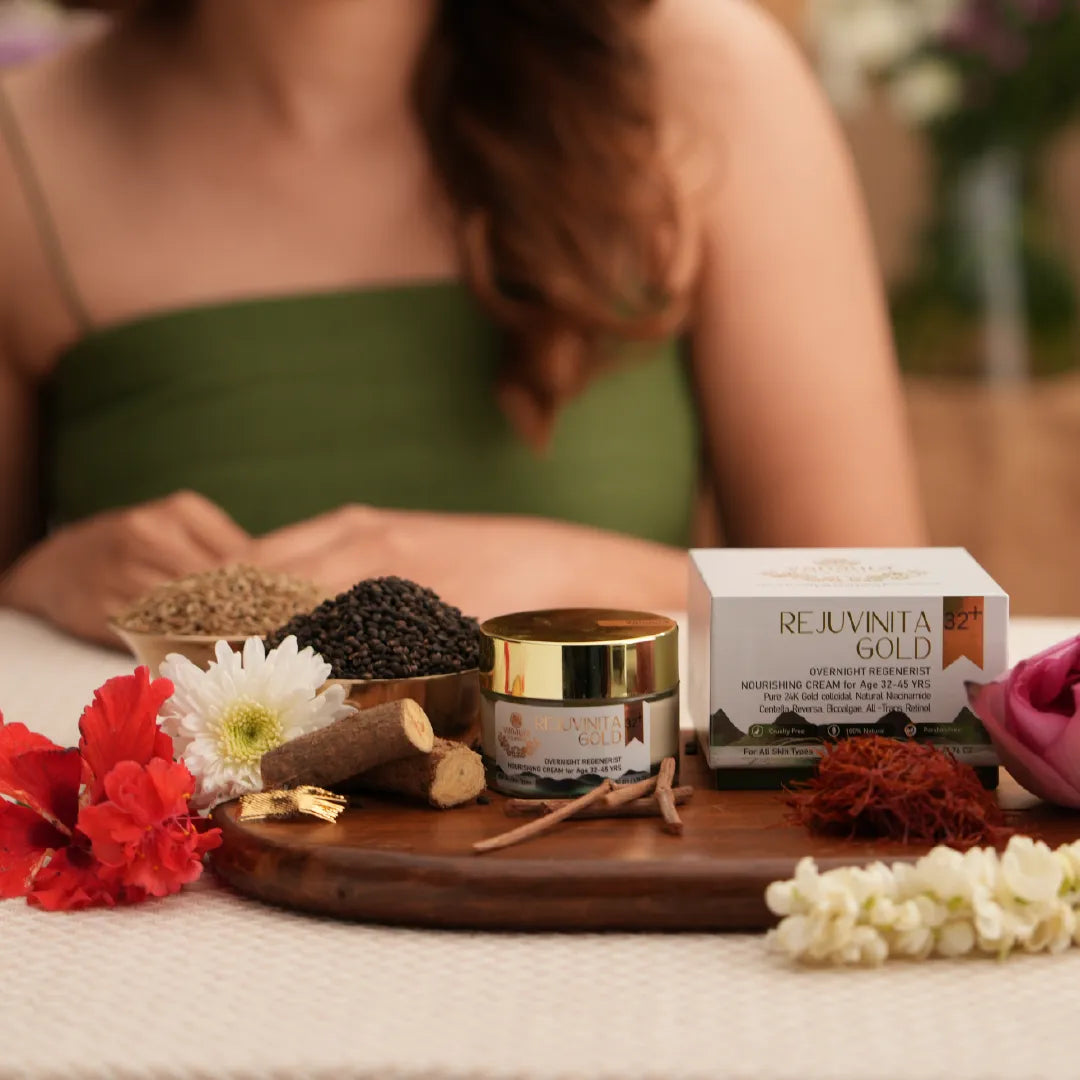 Rejuvinita Gold 32+ ( for 32-45yrs) -Overnight Regenerist Nourishing Cream- 50g