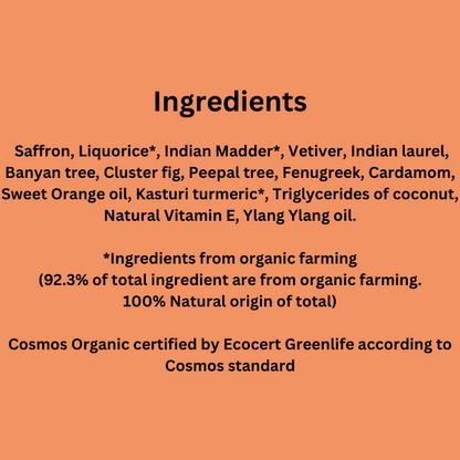 Saffron+14 herbs, Night repair beauty elixir-15ml- vanaura organics