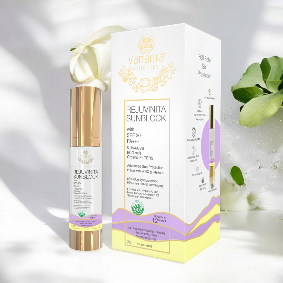 Rejuvinita sunblock cream with SPF 30+ PA+++ - 50 g