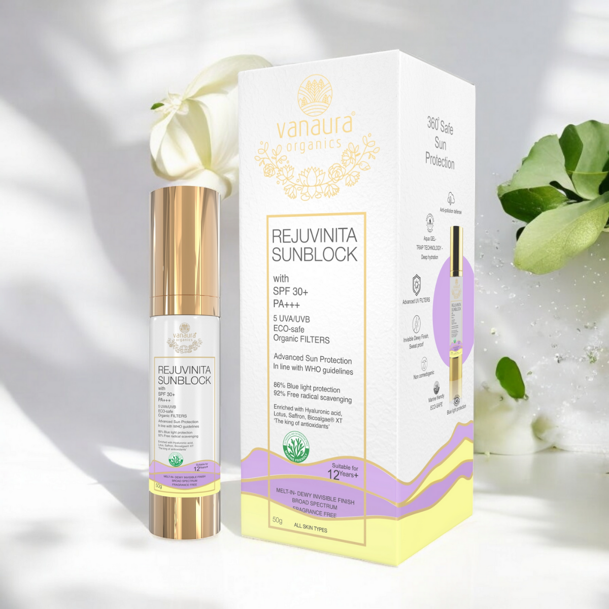 Rejuvinita sunblock cream with SPF 30+ PA+++ - 50 g