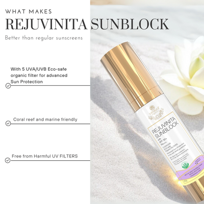 Rejuvinita sunblock cream with SPF 30+ PA+++ - 50 g