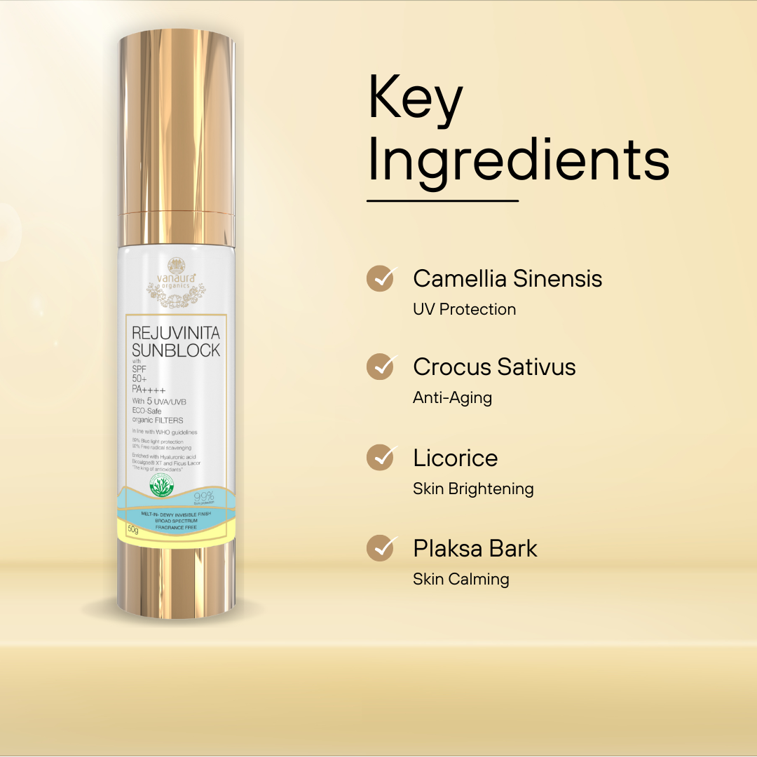 Rejuvinita sunblock cream with SPF 30+ PA+++ - 50 g